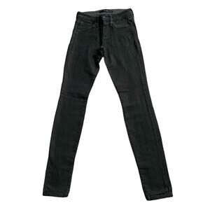 JOES JEANS Womens Size W24 24 Gray Coated Denim The Skinny Jeans 31" Inseam